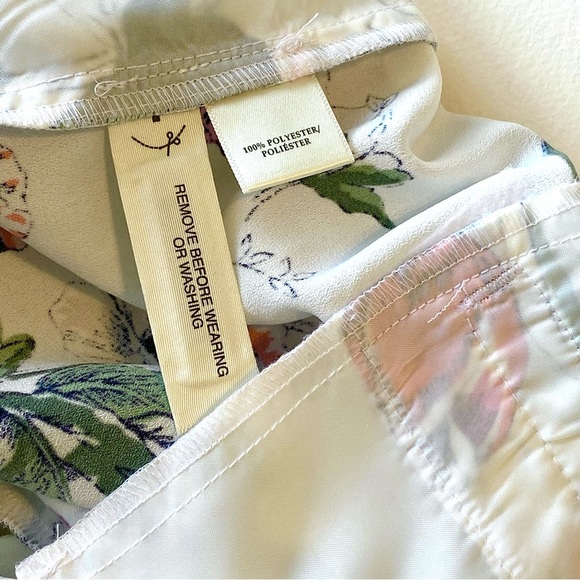 NWT Ann Taylor Floral Straight Leg Slacks, Size: 12 - Picture 8 of 9